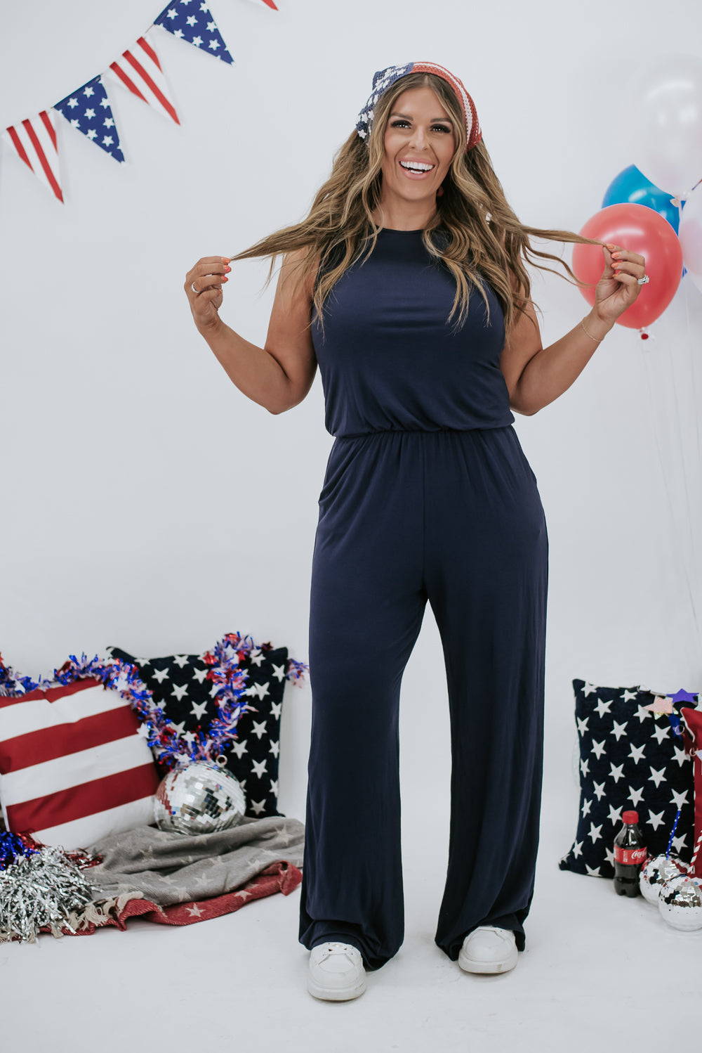 Ready for Anything Jumpsuit, Navy