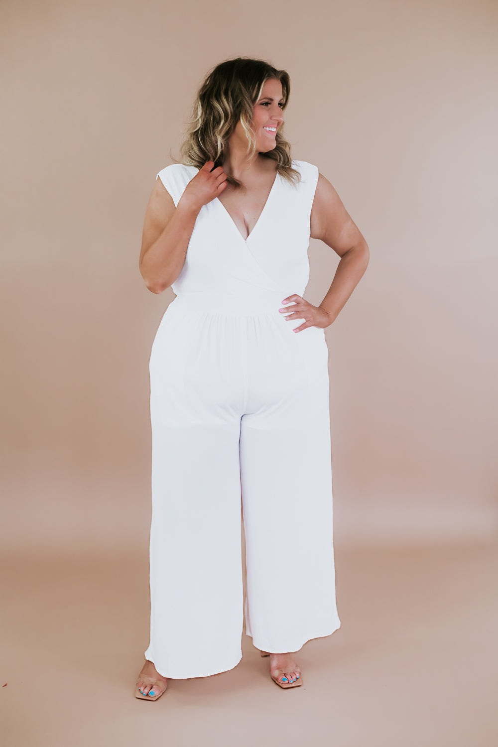 Size Jumpsuits White Jumpsuit Curvy Plus Size Off Shoulder