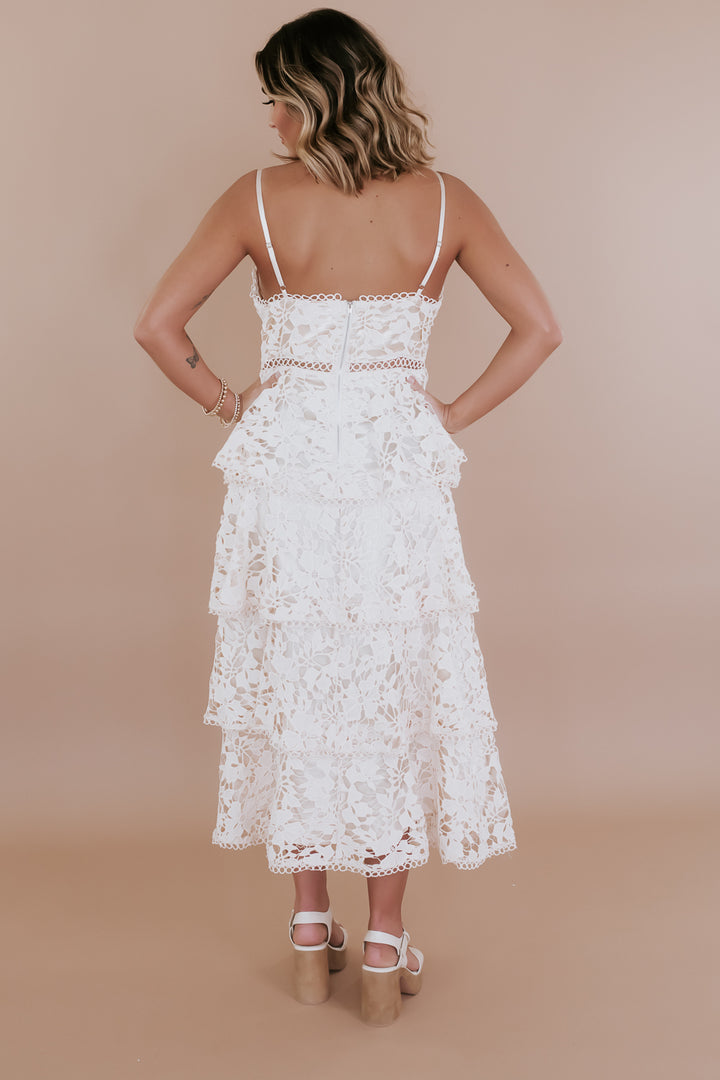 Endless Love in Lace Tiered Dress