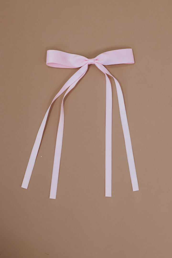 Dainty Bow Clip, Pink