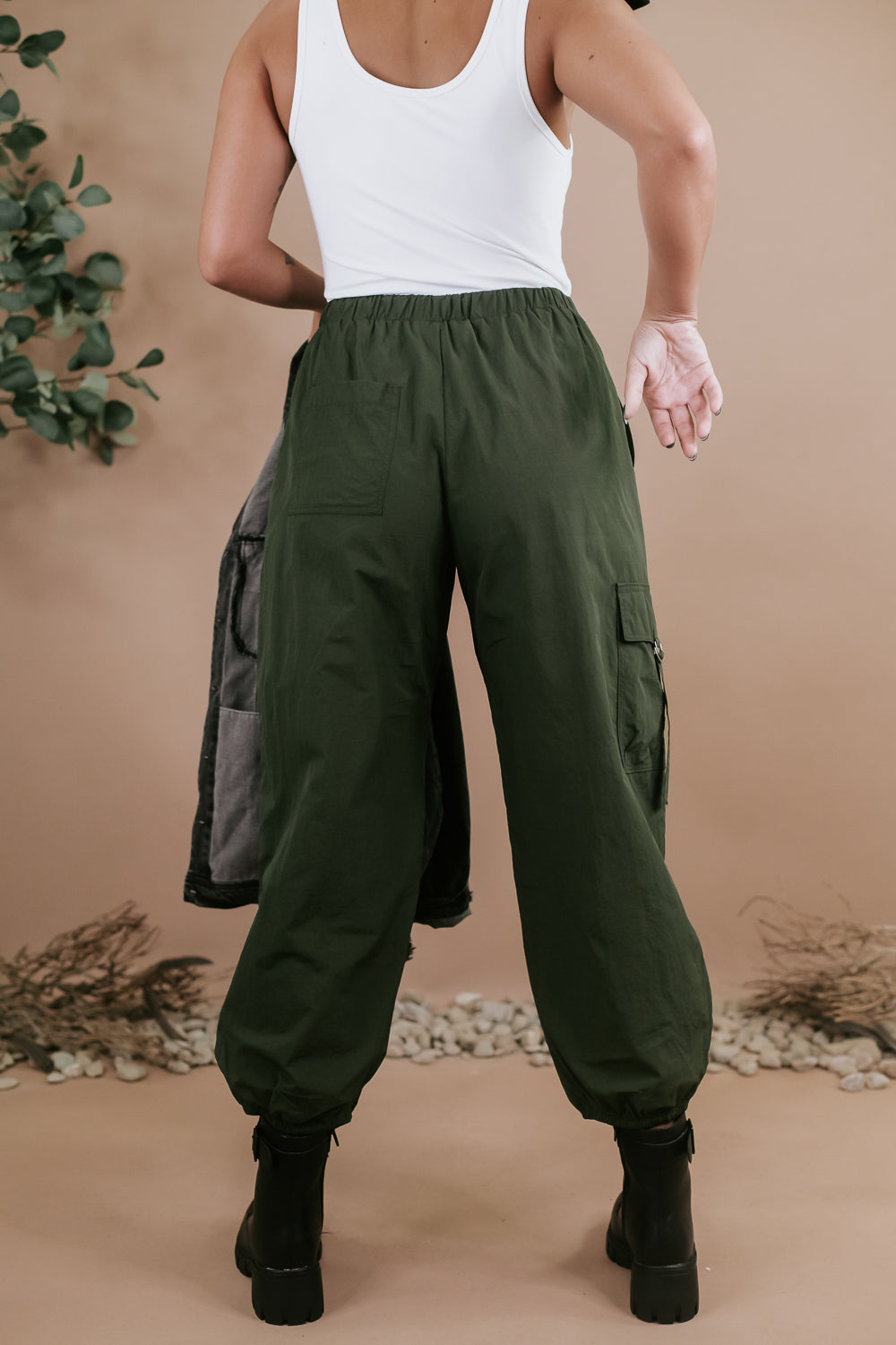 Get Going Cargo Pants, Olive