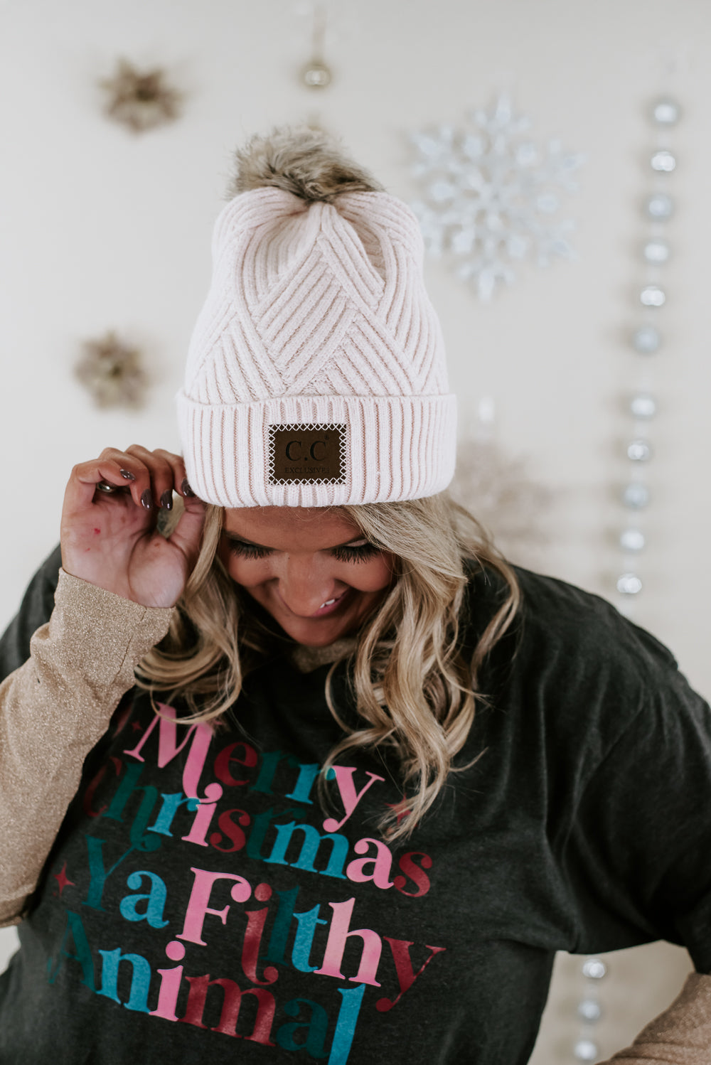 cc brand beanie