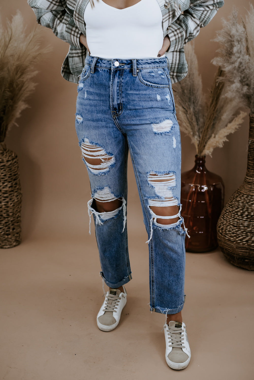 Extreme ripped jeans are the cracking new fashion trend that