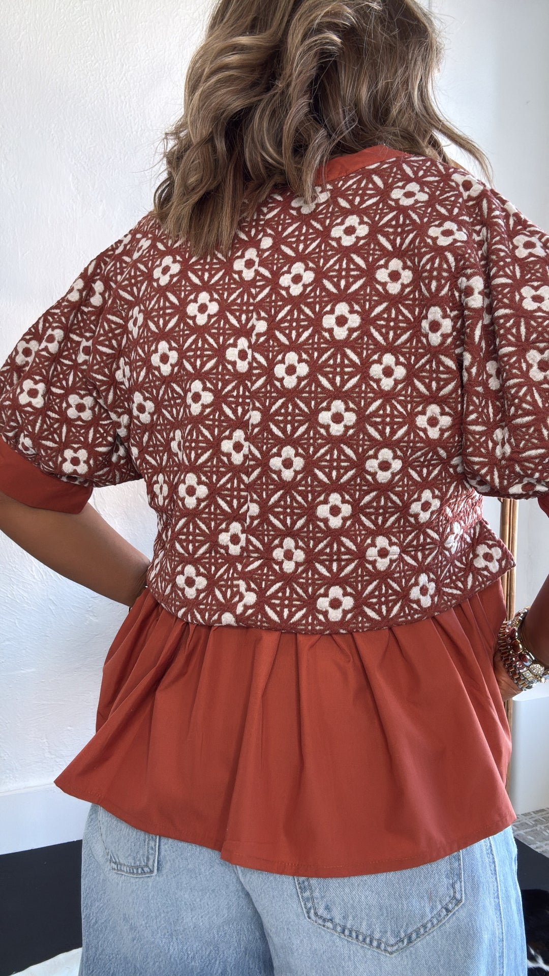 Autumn Dusk Top, Rust