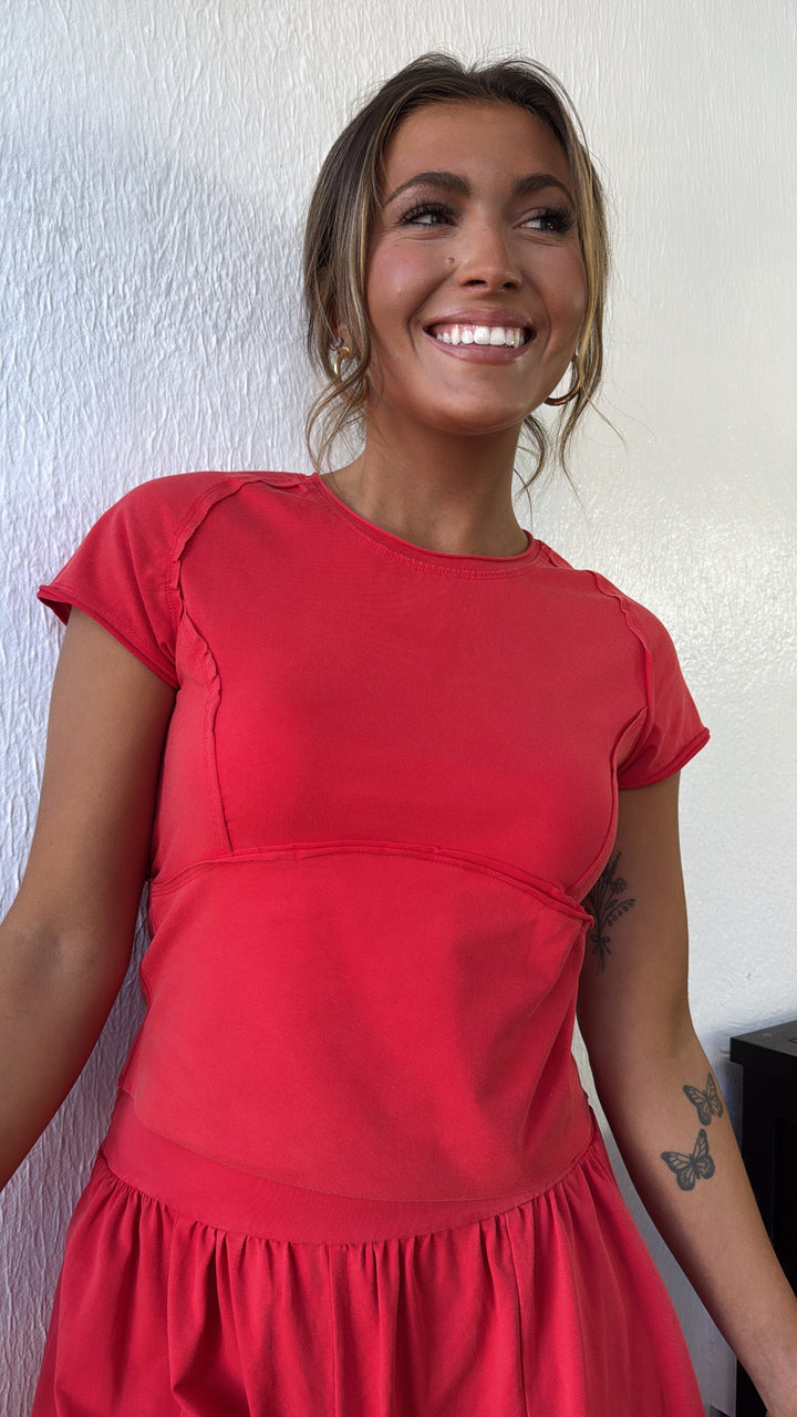 Jetset Lounge Set, Tomato