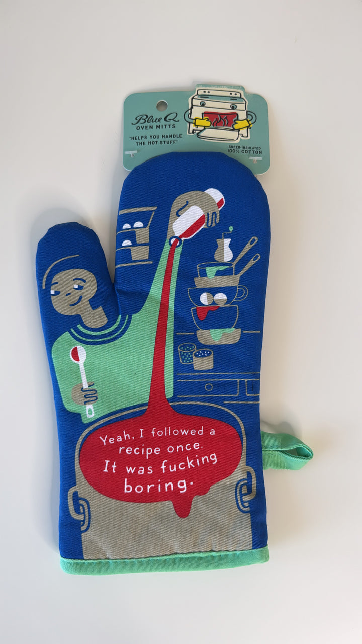 Blue Q Oven Mitt - Followed A Recipe