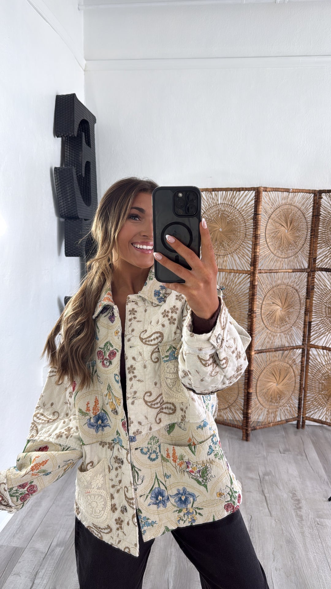 Luminous Threads Jacket, Natural Multi