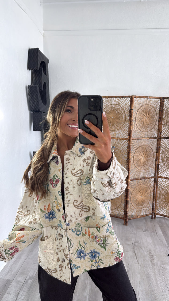 Luminous Threads Jacket, Natural Multi