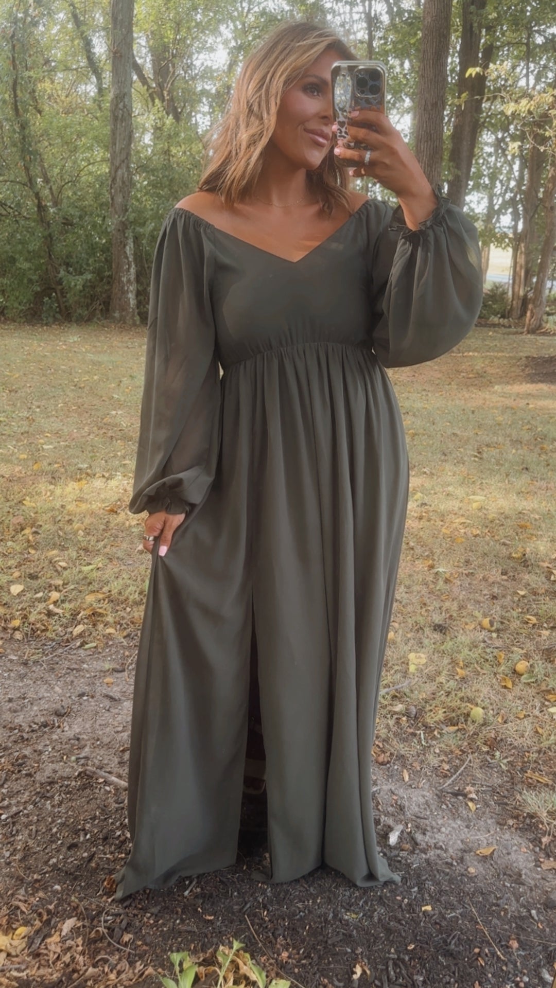 ECB Exclusive: Timeless Romantic Chiffon Maxi Dress, Olive Everyday Chic Boutique ECB Exclusive: Timeless Romantic Chiffon Maxi Dress, Olive Everyday Chic Boutique
