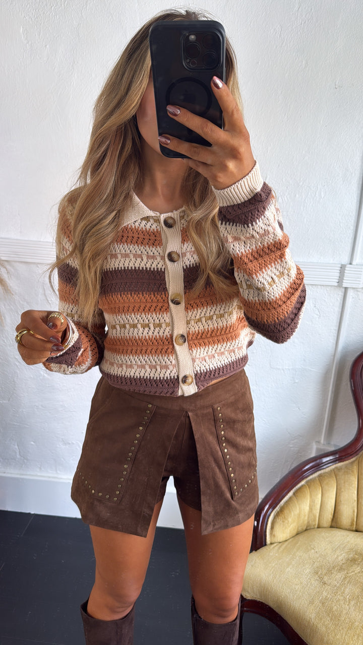 Roasted Vinyl Button Down, Pumpkin Spice