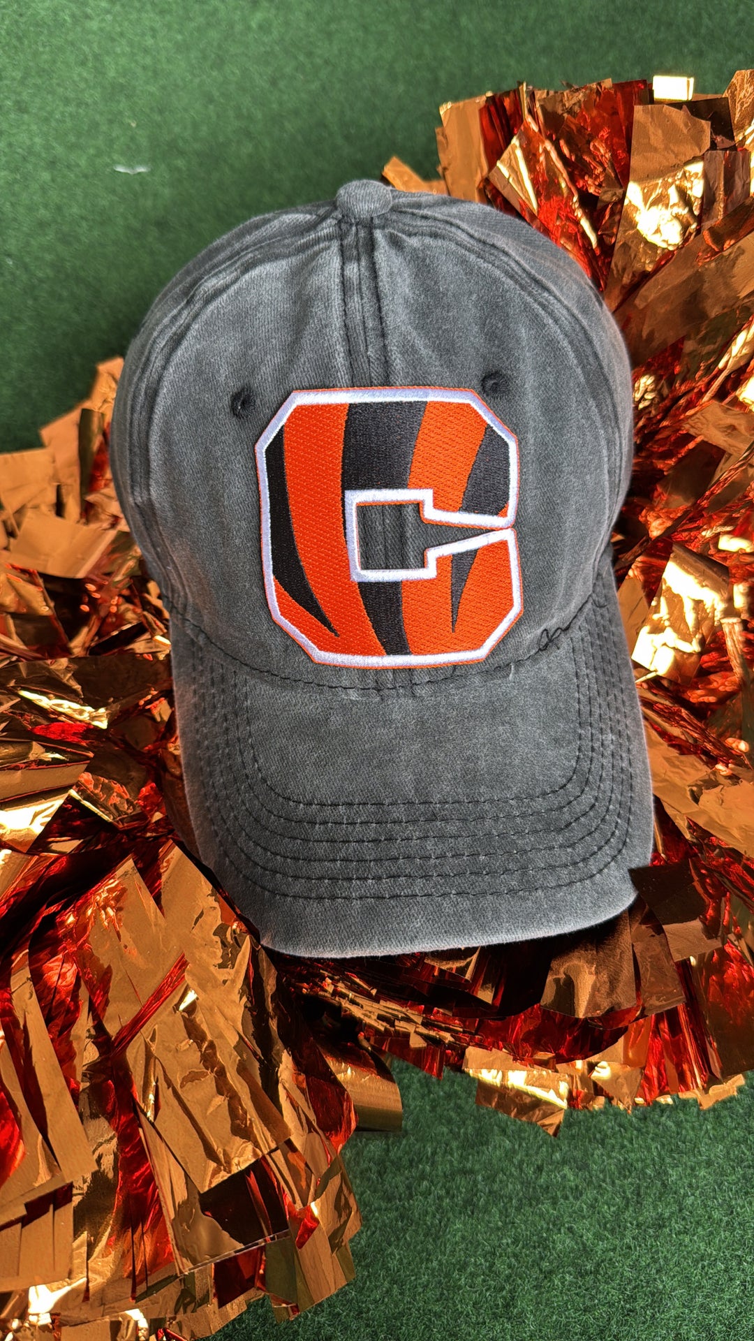 Cinci Patch Ball Cap, Black