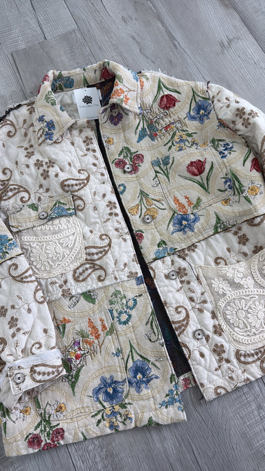 Luminous Threads Jacket, Natural Multi