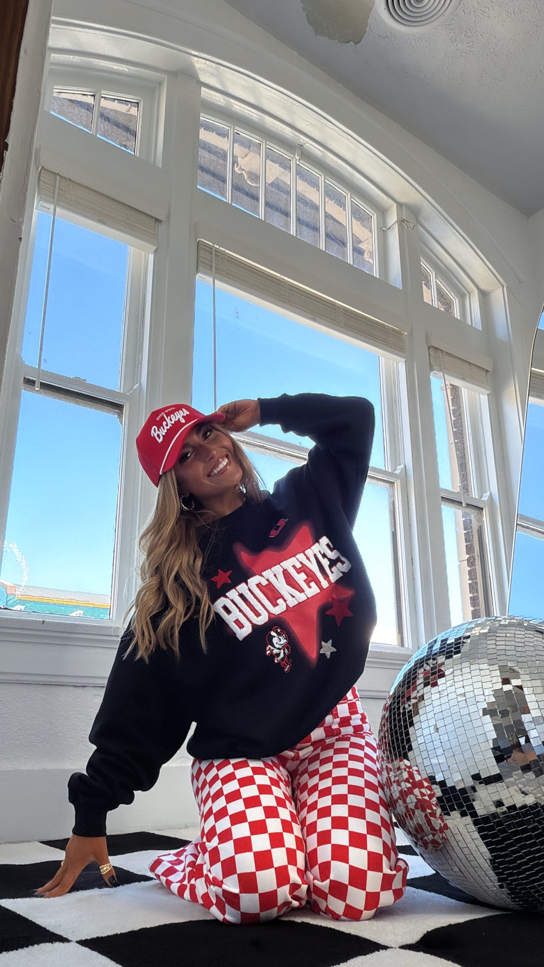 Scarlet Spirit Crewneck, Washed Black