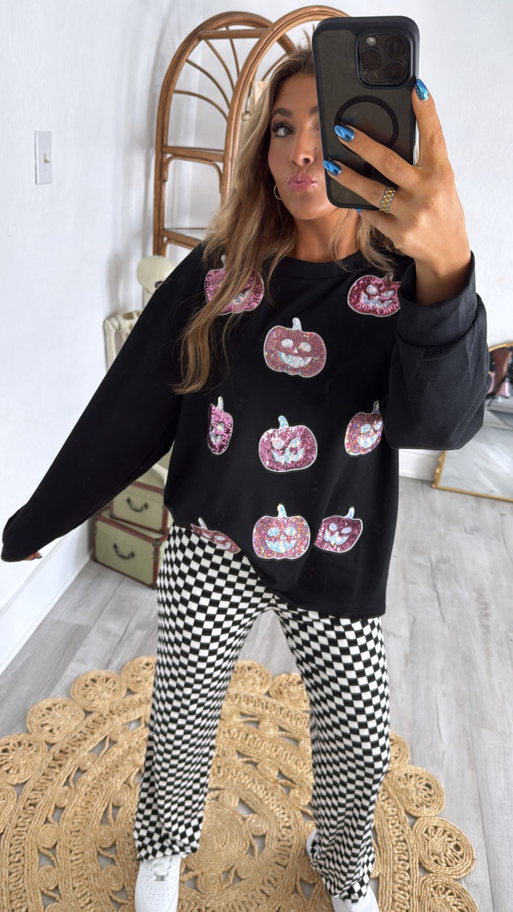 Jack O' Sparkle Top, Black