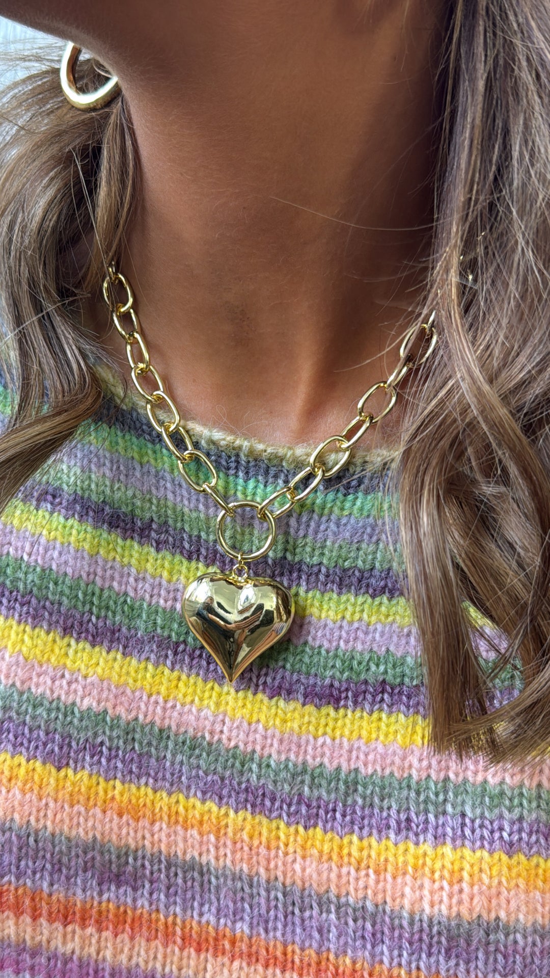 Treasure Jewels: Heartbreaker Gold Chain