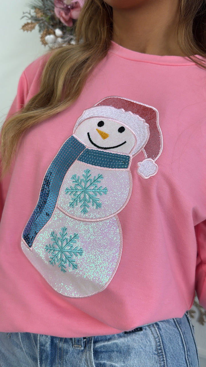 Frosted Sprinkle Sweatshirt, Pink