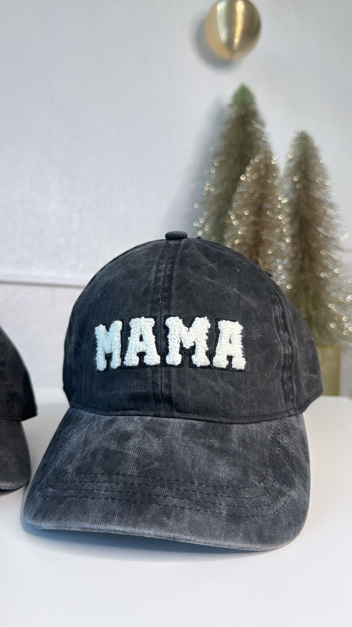 Mama Ball Cap, Black