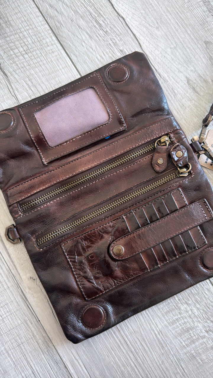 BedStu Cadence Crossbody, Teak Rustic