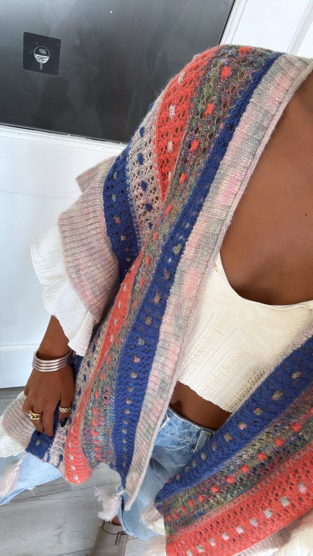 Wild Heart Cardigan, Natural Multi