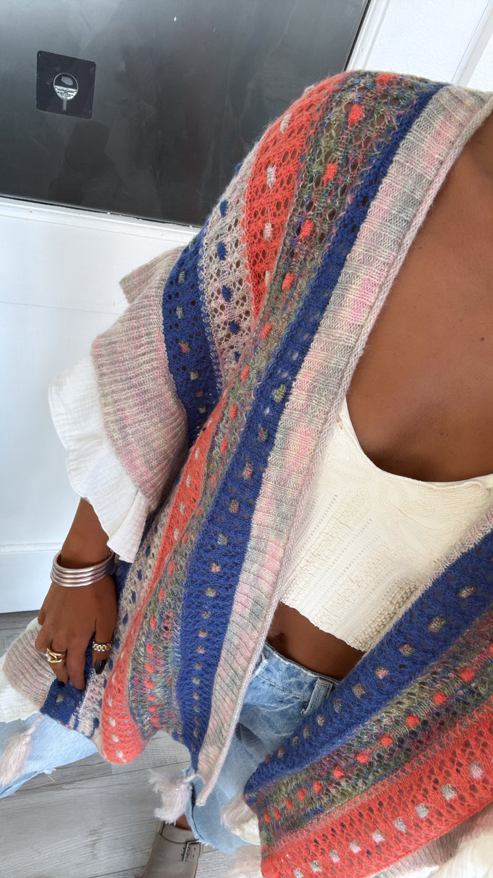 Wild Heart Cardigan, Natural Multi