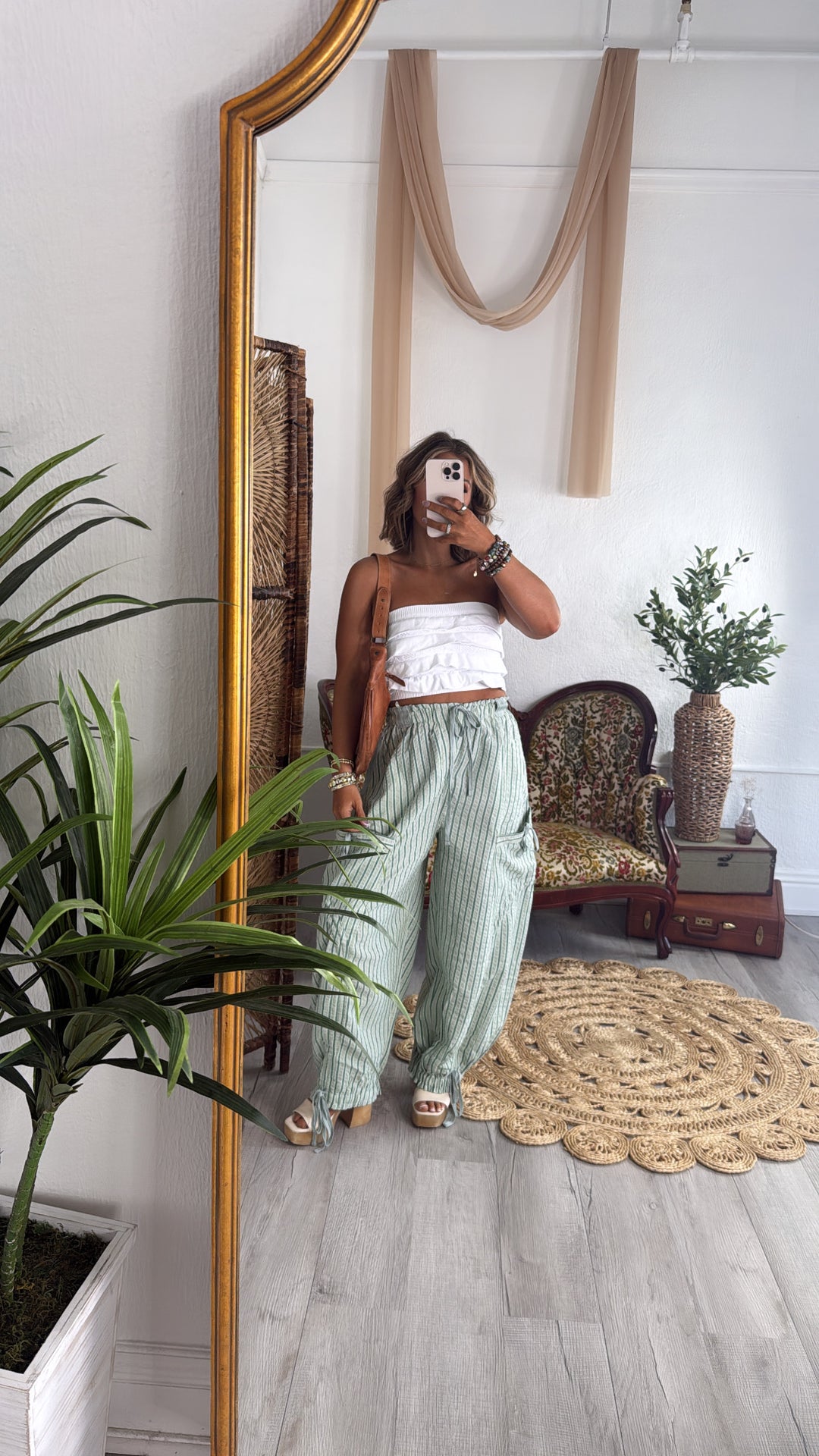 Driftline Striped Jogger Pant, Mint