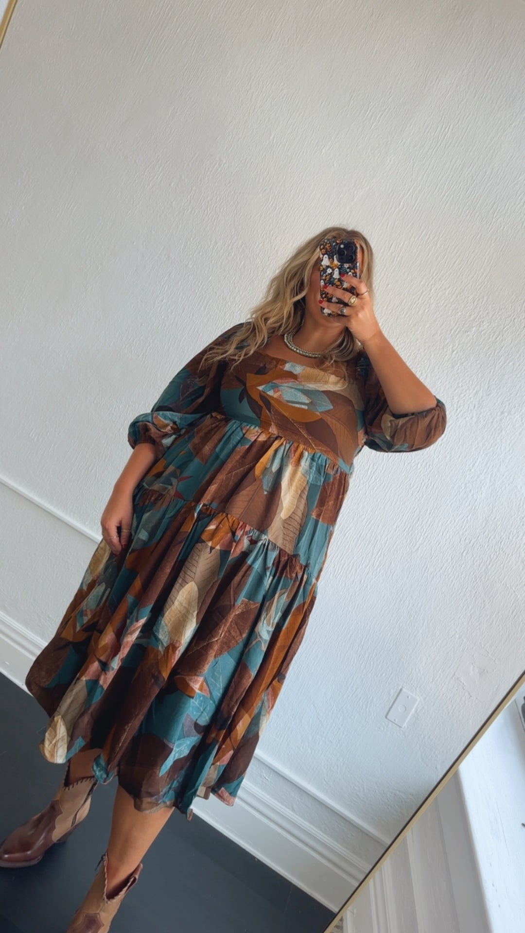 Dress To Impress Printed Maxi Dress, Teal Everyday Chic Boutique Dress To Impress Printed Maxi Dress, Teal Everyday Chic Boutique