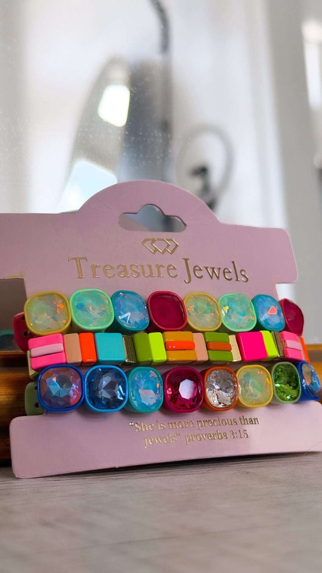 Title Sparkle Neon Stack