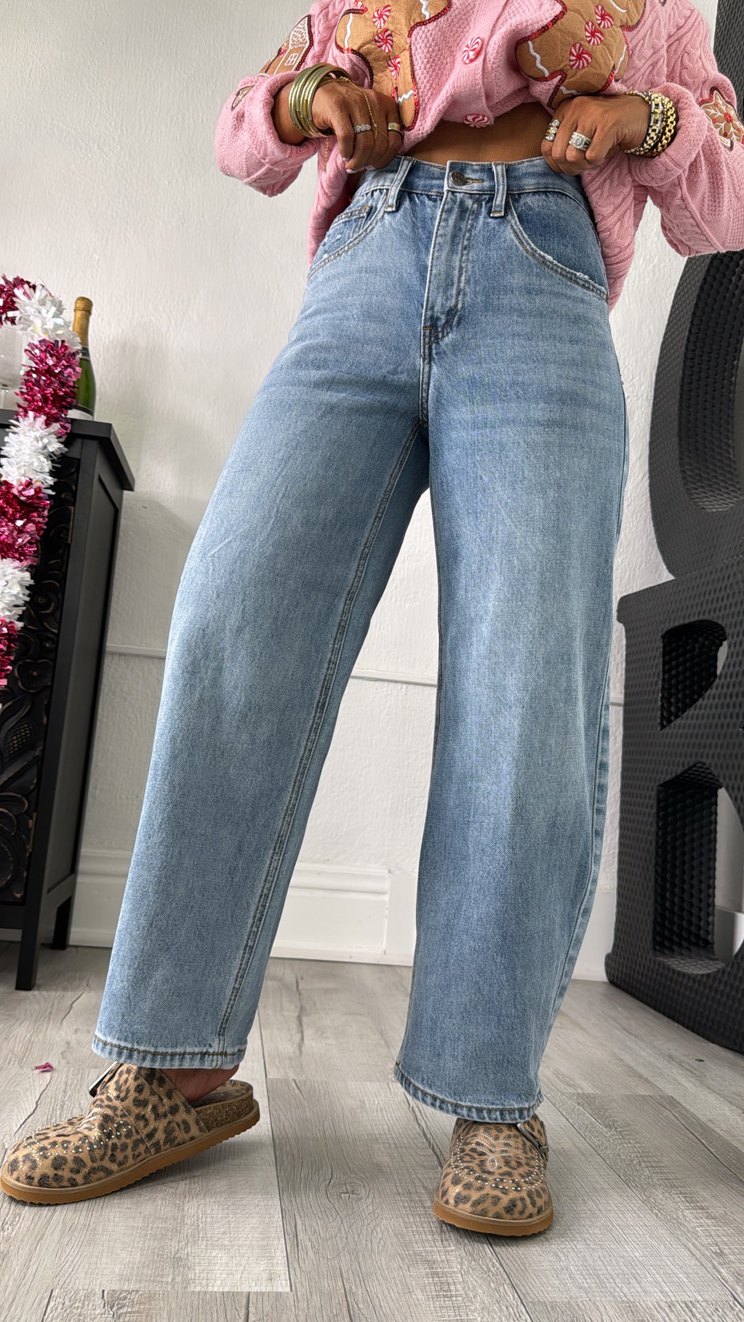 Callum Denim Barrels, Medium Light