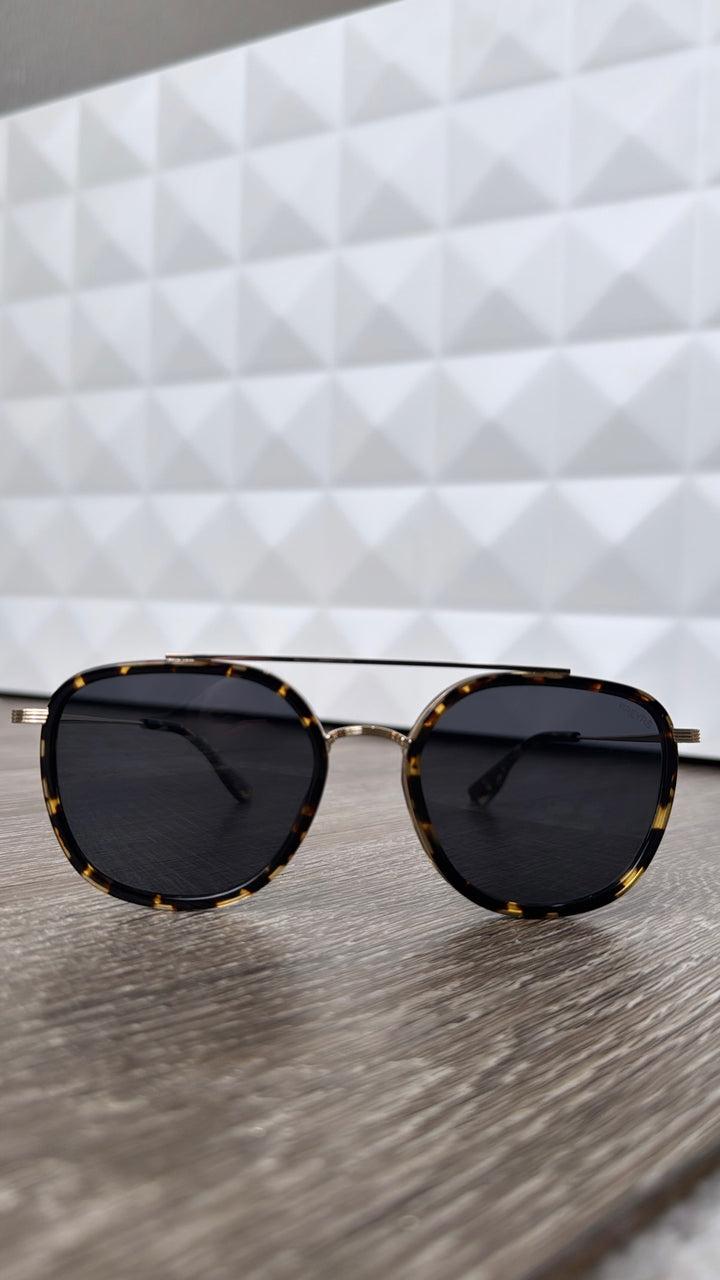 FREYRS Weston Sunglasses WHS - Yellow Tortoise/ Grey