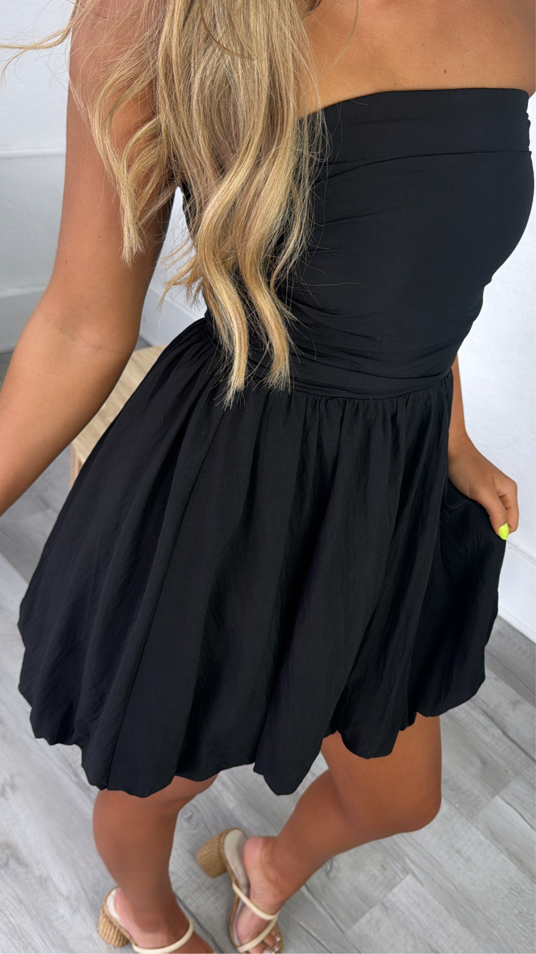 BY TOGETHER: Twilight Kiss Mini Bubble Dress, Black Small BY TOGETHER: Twilight Kiss Mini Bubble Dress, Black Small