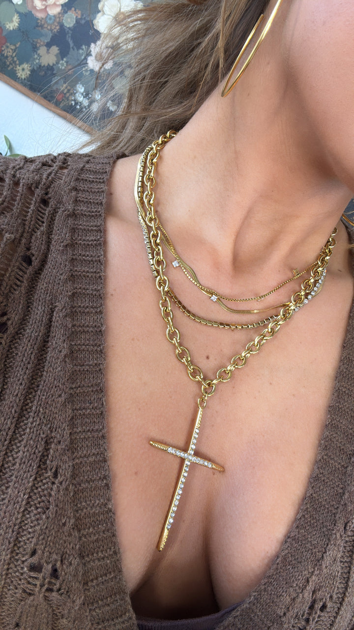 Luxe Cross Necklace