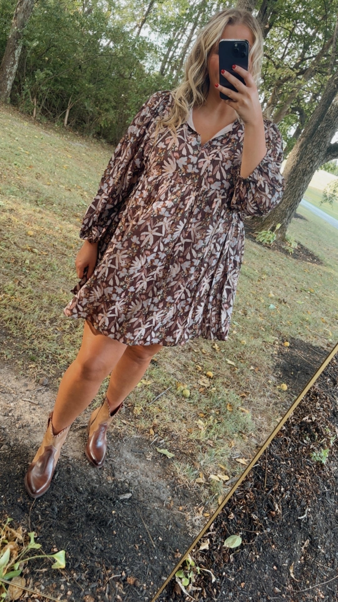 New & Now Floral Long Sleeve Mini Dress, Plum Everyday Chic Boutique New & Now Floral Long Sleeve Mini Dress, Plum Everyday Chic Boutique