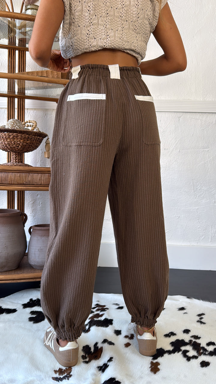 Easy Breeze Jogger Pant, Chocolate Olive