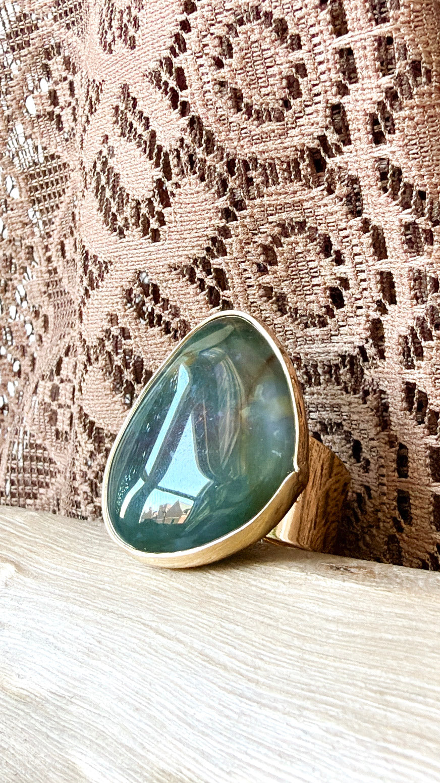 XL Rock Ring, Turquoise