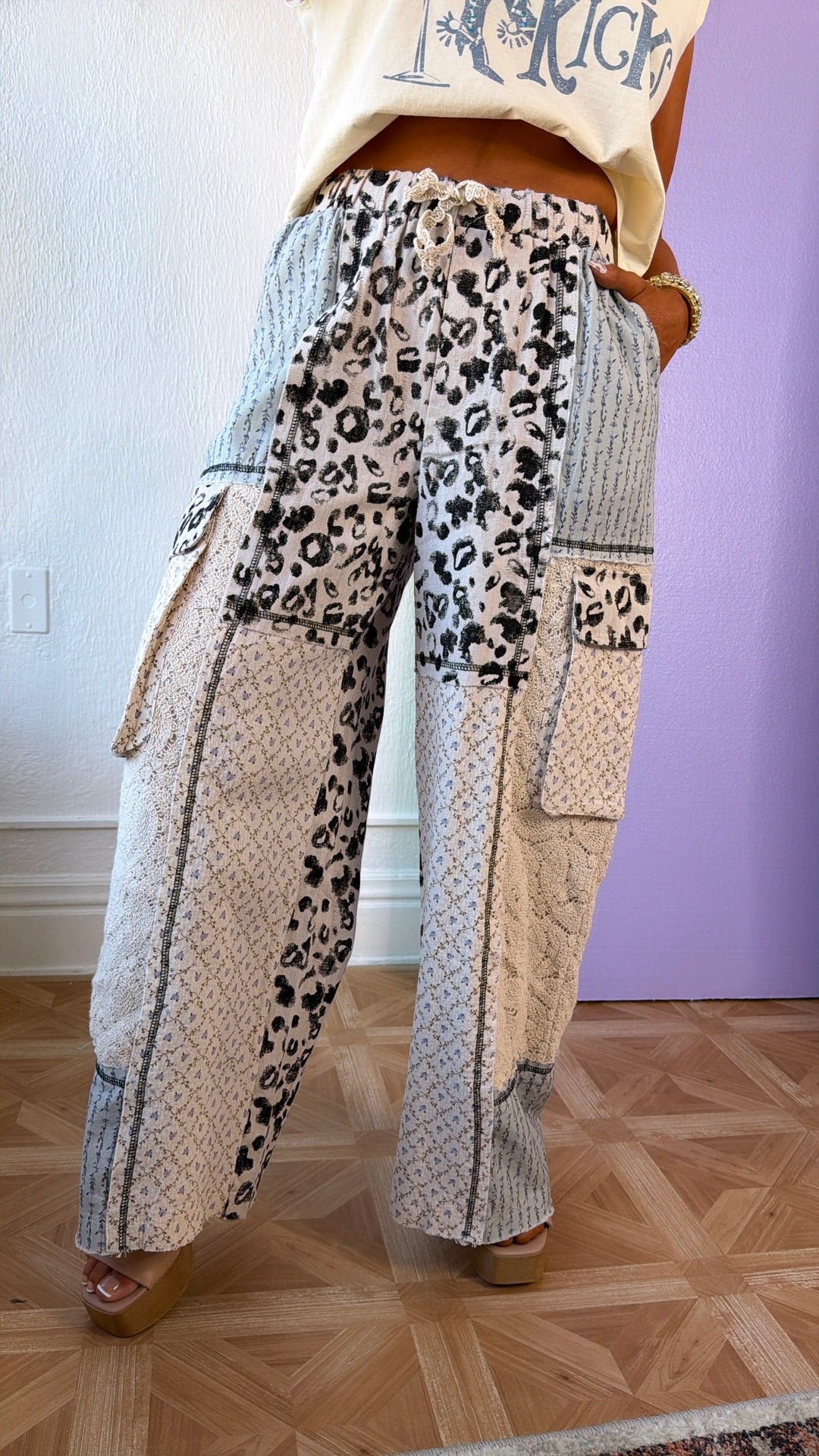 Sable Skies Relaxed Pant, Blue Multi