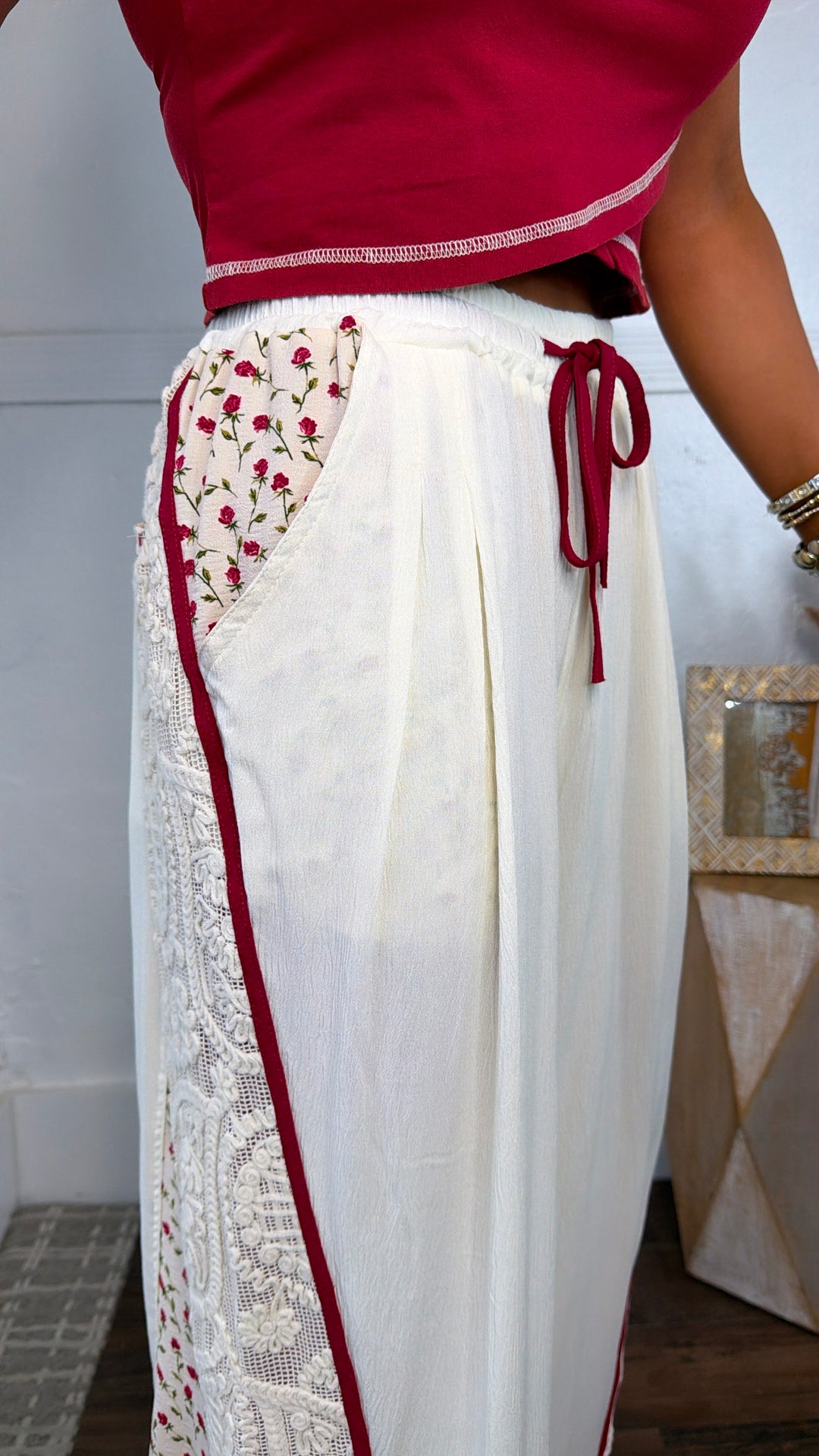 Evening Sol Relaxed Pant, Cream