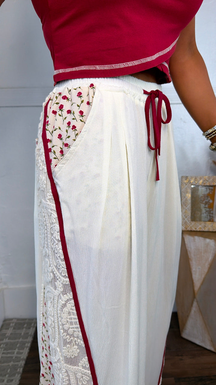 Evening Sol Relaxed Pant, Cream