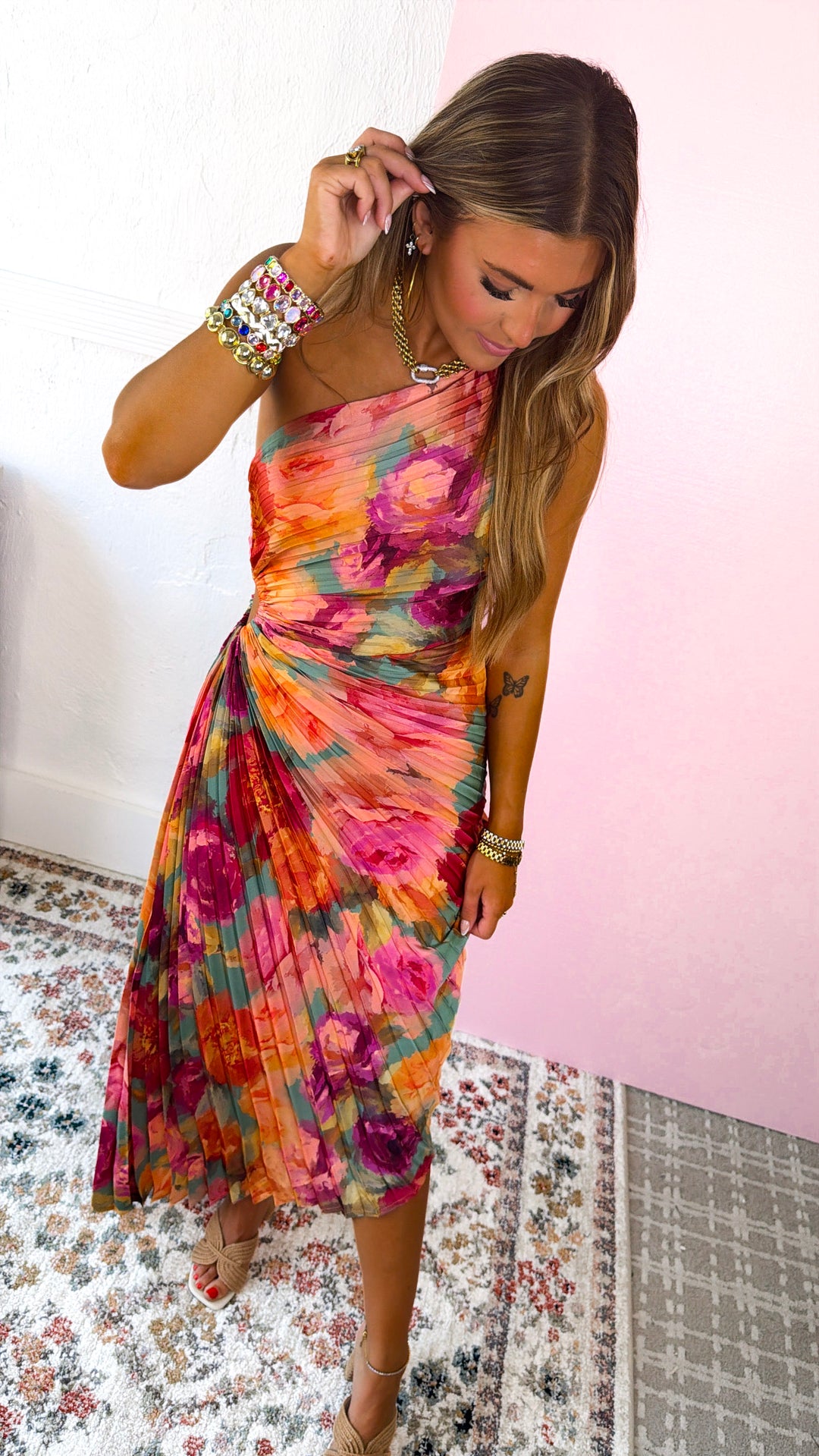 Rooney Midi Dress, Parisian Floral