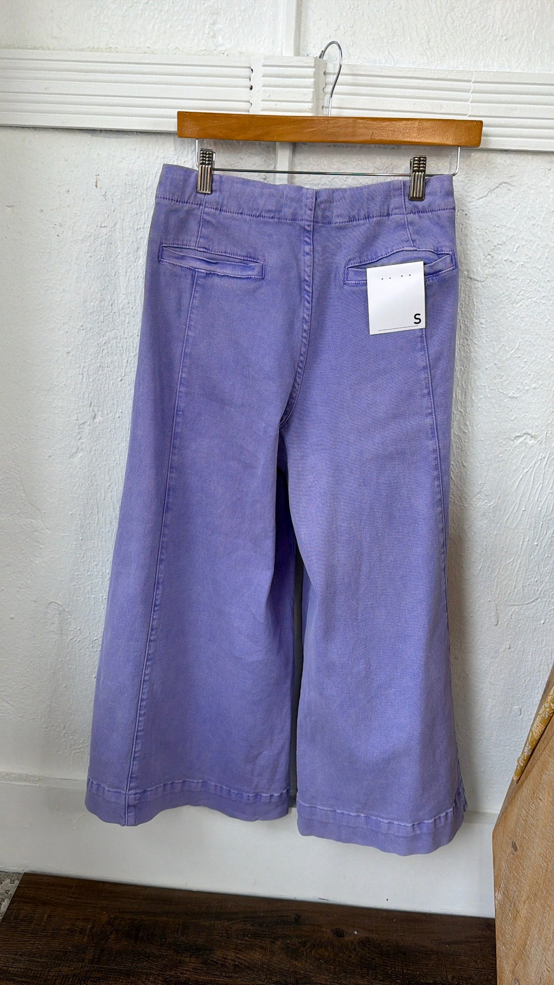 Muted Sunburst Wide Leg Pant, Lavender