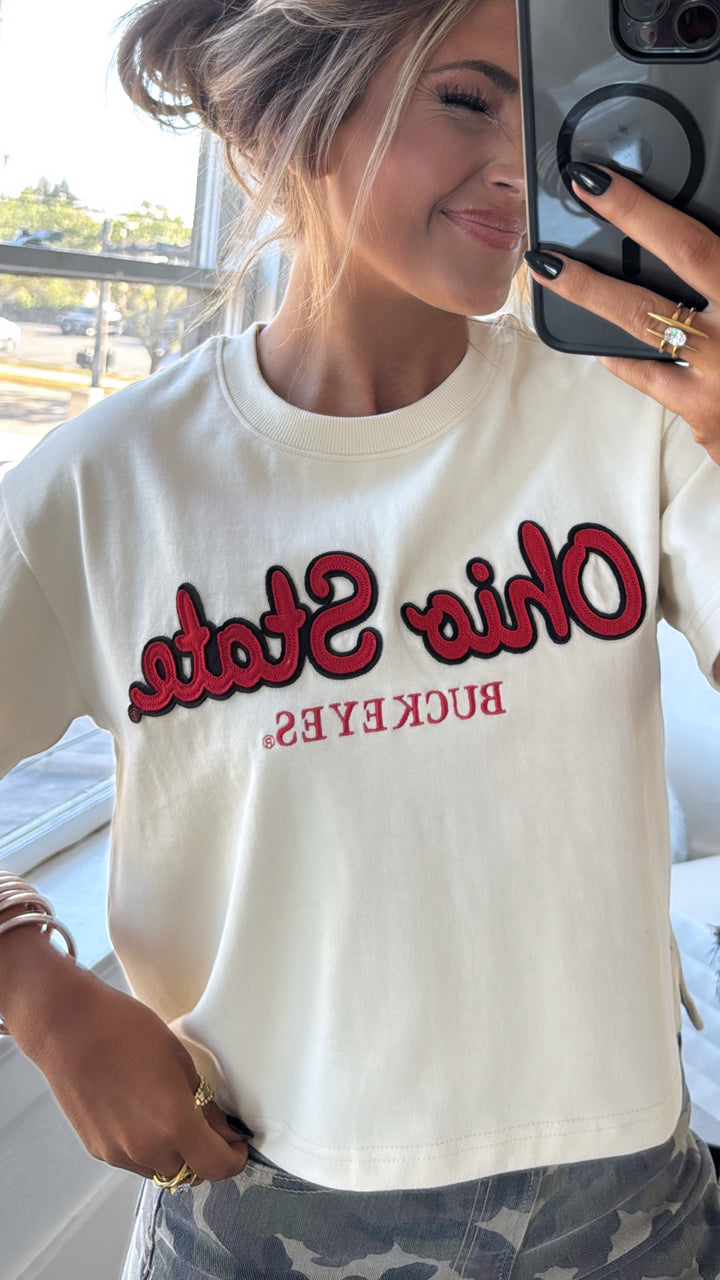 Game Day Essential Tee, Oatmeal