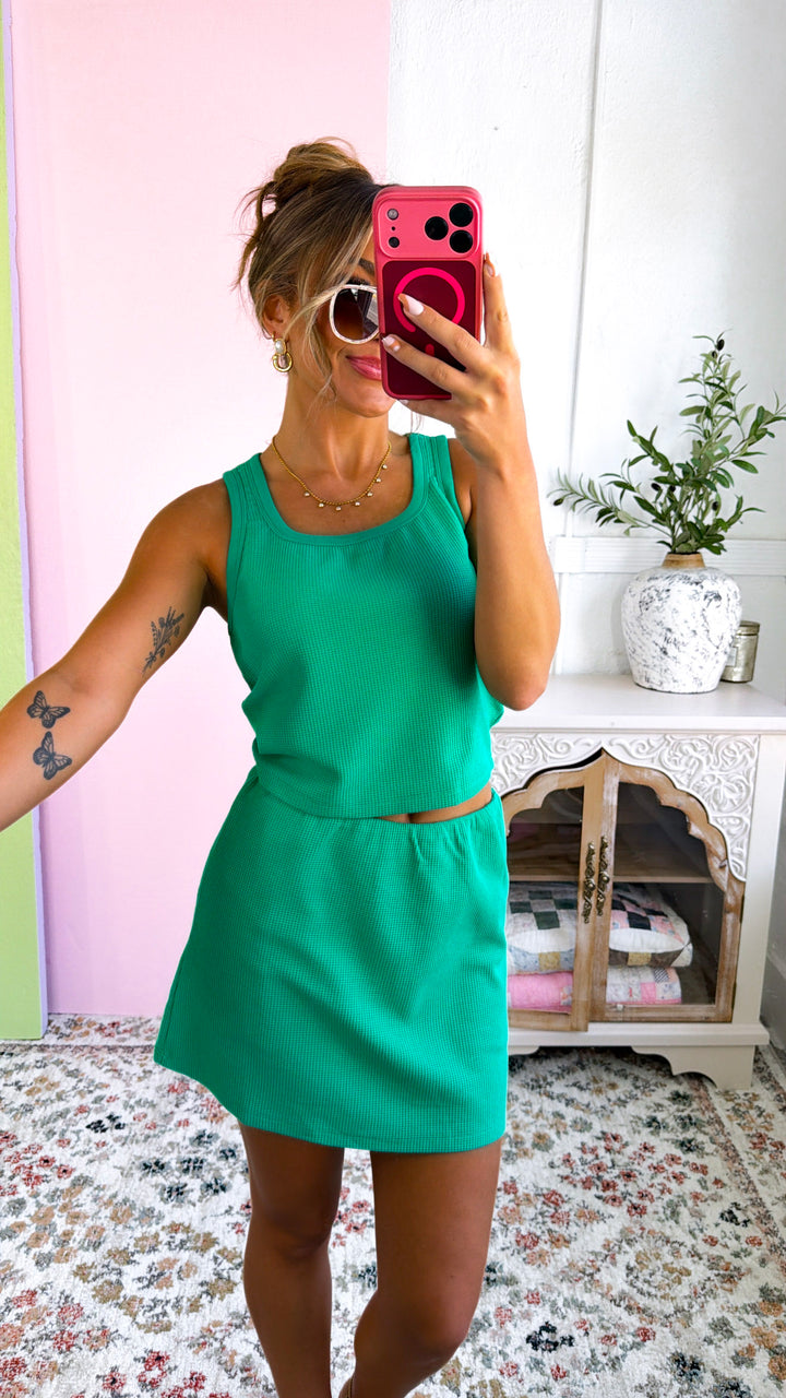 Sweet Life Two Piece Set, Green