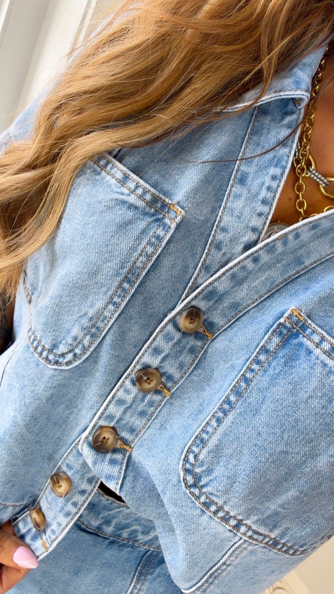 Cowgirl Blues Denim Set, Medium