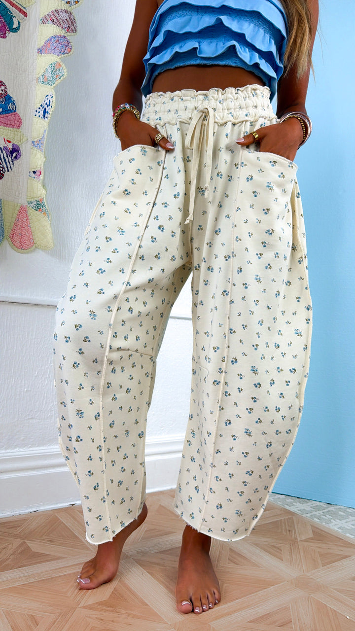 Modern Garden Joggers, Cream
