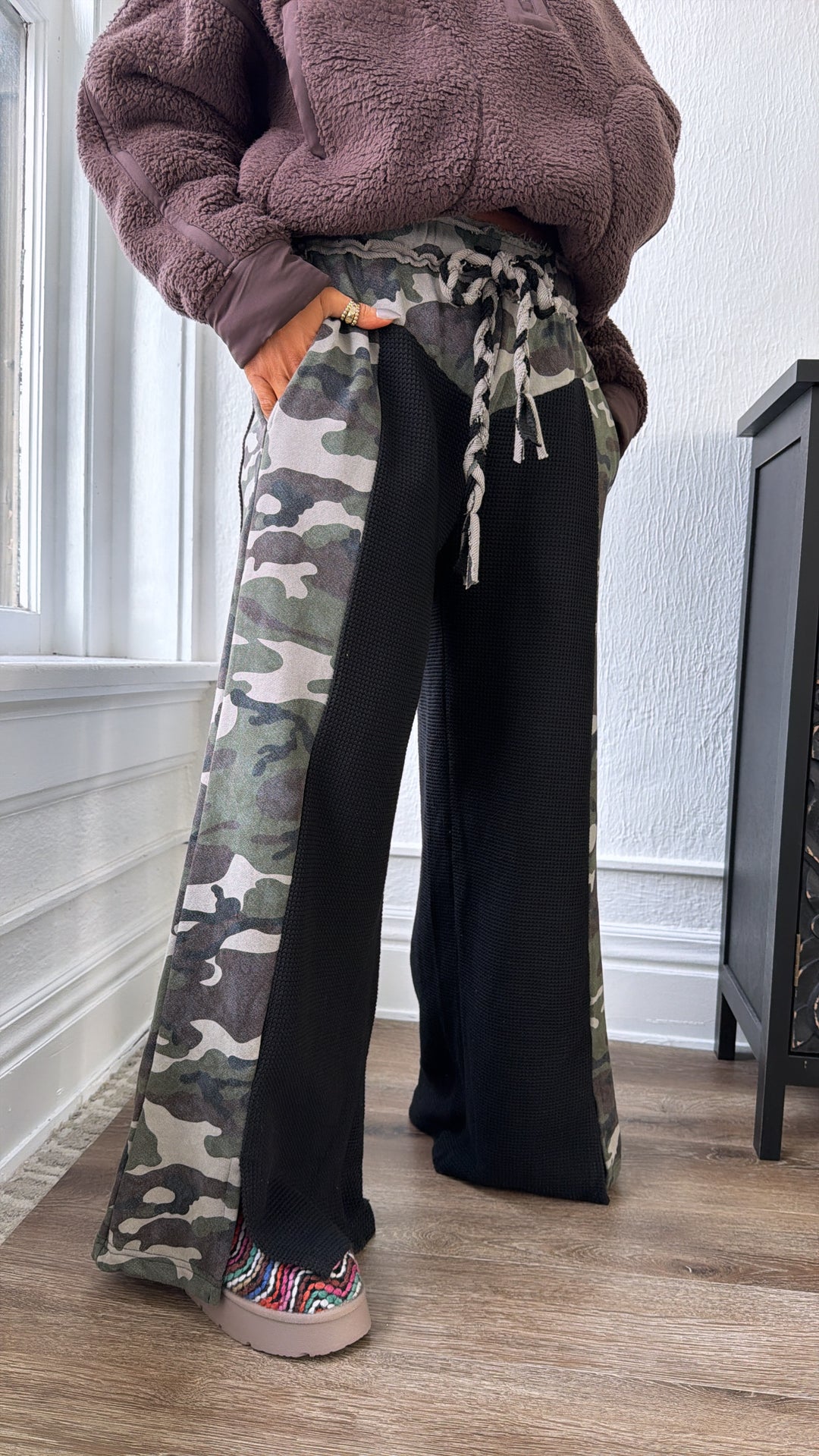 Stone Bay Relaxed Pant, Camo/Black