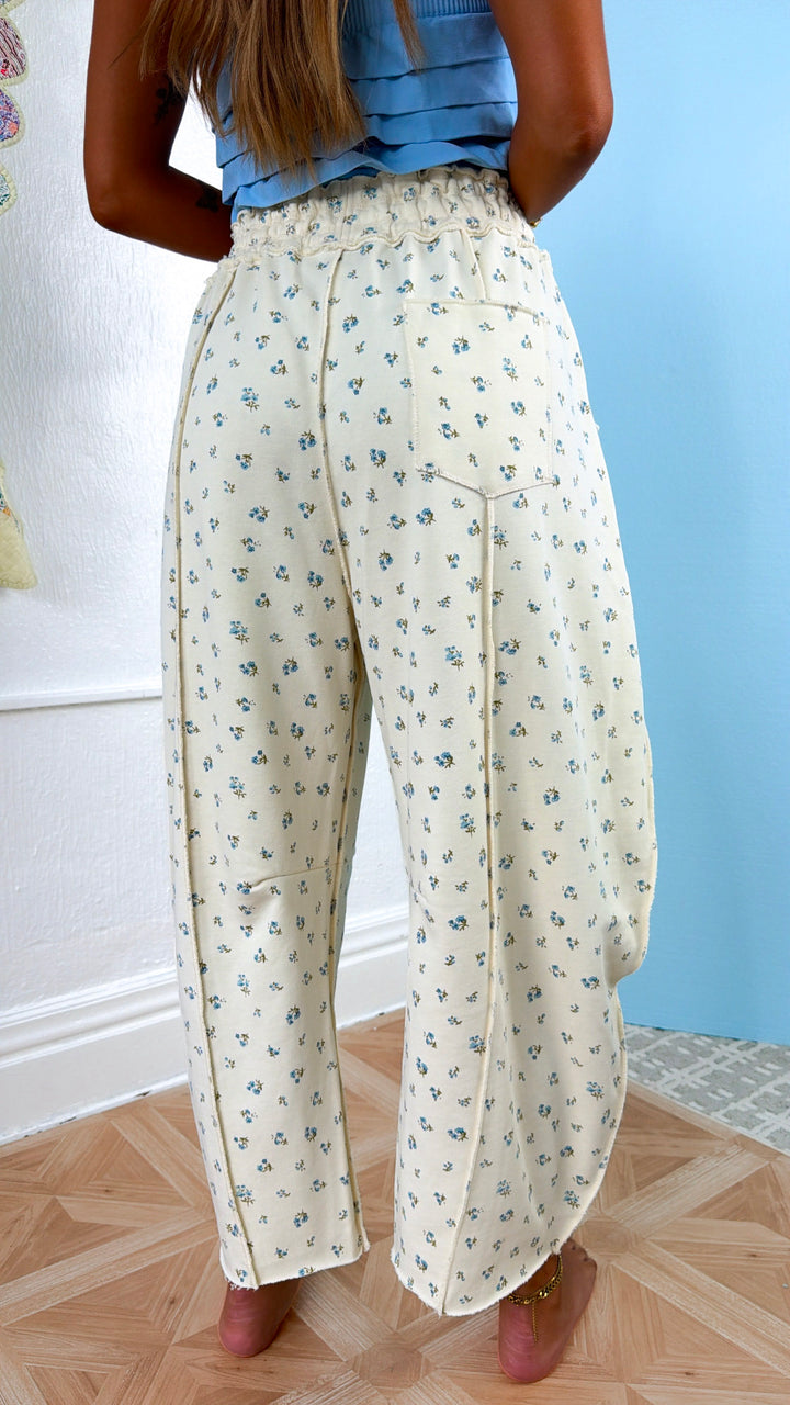 Modern Garden Joggers, Cream