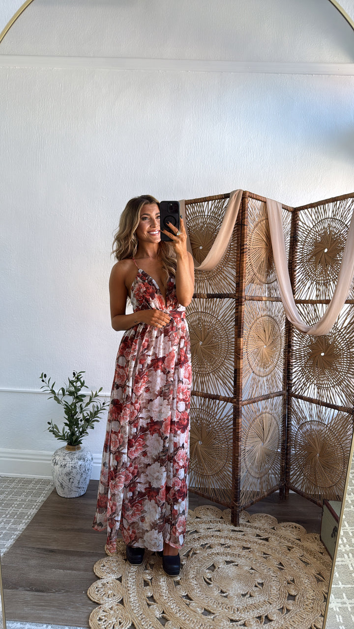 Dark Ember Maxi Dress, Multi