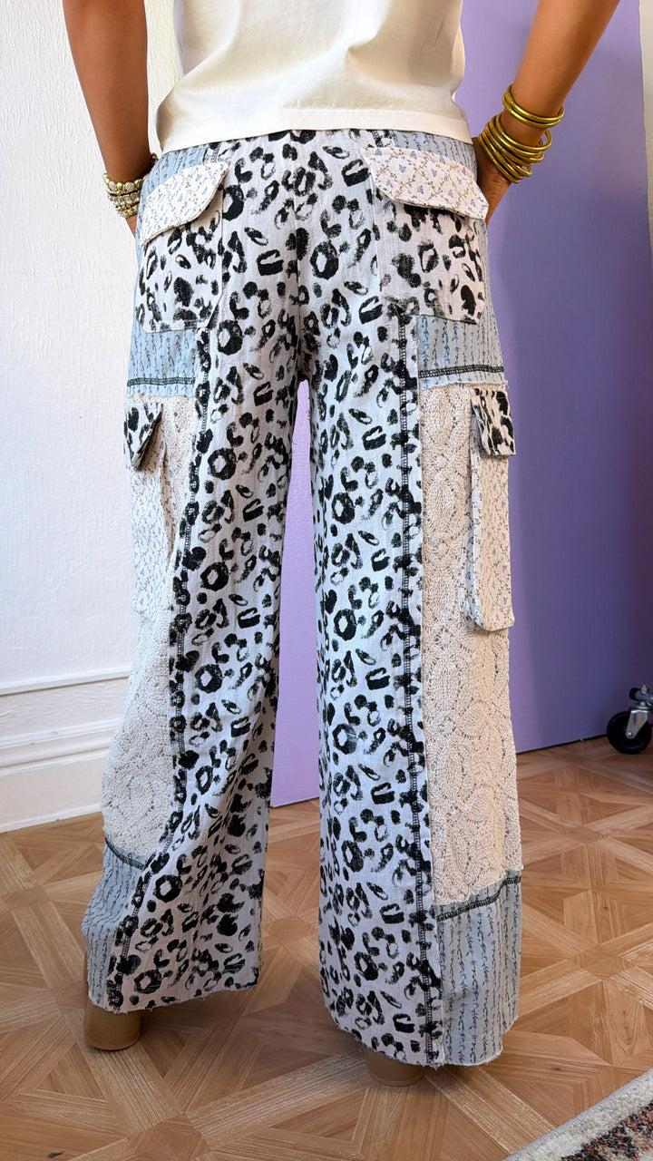 Sable Skies Relaxed Pant, Blue Multi