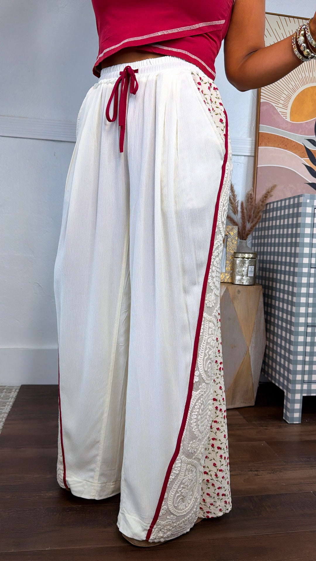 Evening Sol Relaxed Pant, Cream