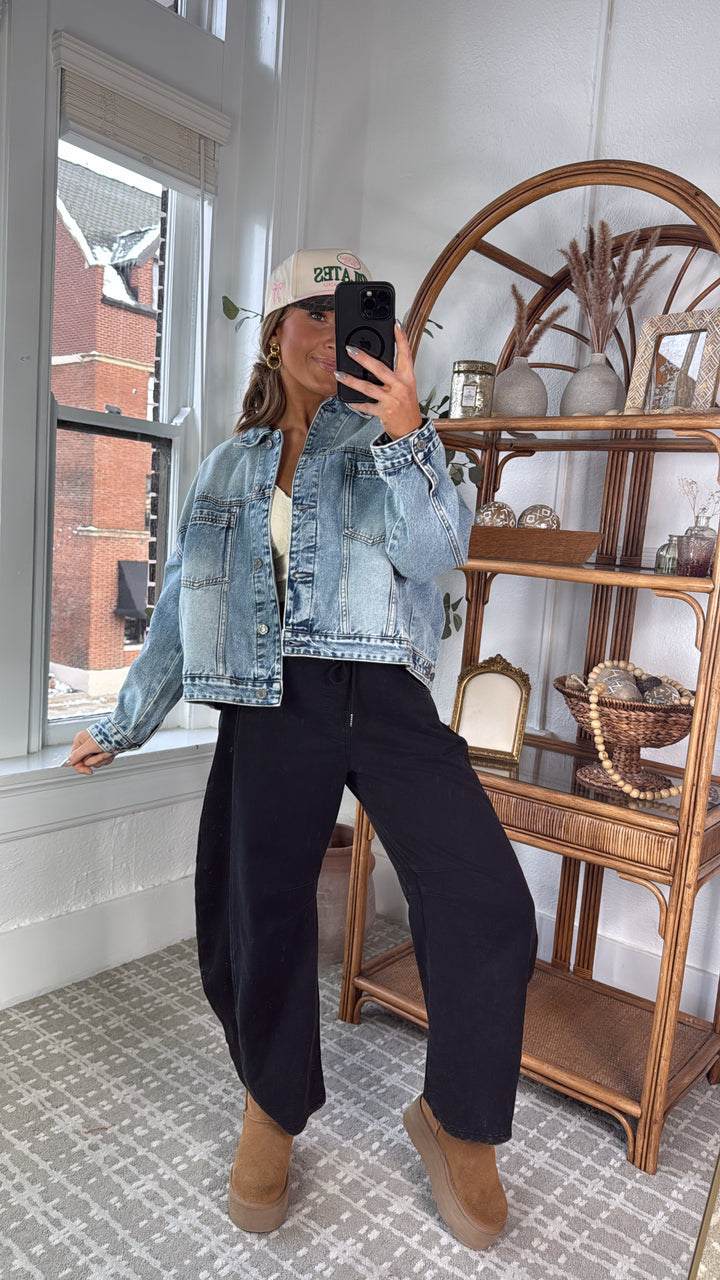 Lapis Bay Denim Jacket, Washed Denim