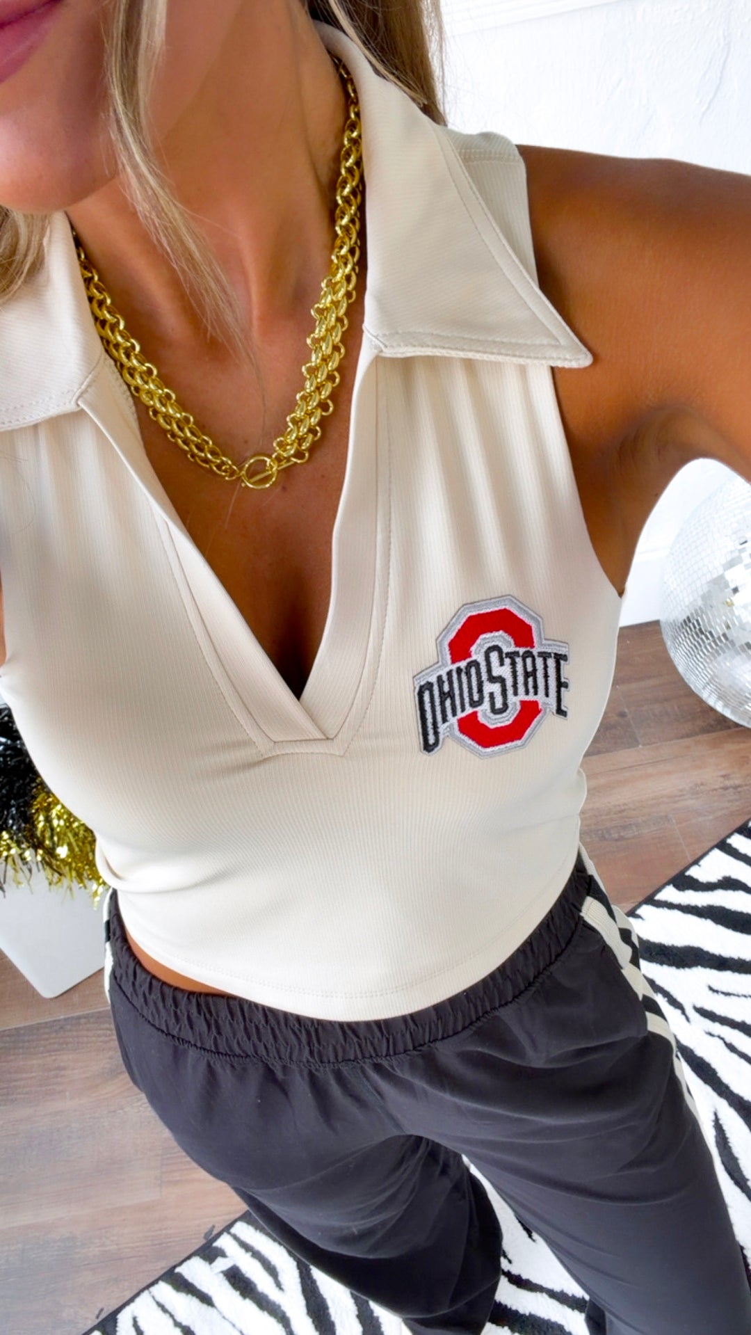 Simple Spirit Cropped Top, Oatmeal